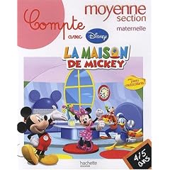 Compte avec la maison de Mickey moyenne section maternelle : 4-5 ans