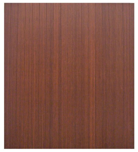 Anji Mountain Bamboo Chairmat & Rug Co. 42-Inch-by-48-Inch, 5mm Thick Roll-Up Bamboo Chairmat, No Lip, Dark Cherry
