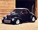 Vintage 1941 Willy Coupe Car Picture Art Print