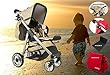 Bergsteiger Capri Kinderwagen 3 in 1 Kombikinderwagen Megaset 10 teilig inkl. Babyschale, Babywanne, Sportwagen und Zubehör