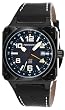 Torgoen Swiss Men's T26101 T26 GMT Black Ion-Plated Aviation Watch