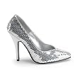 Pleaser Shoes Women's SEDUCE-420V, 420SQ 5-Inch High Heel w/Classic Closed Toe V-Front Pump, Available in 10 Colors