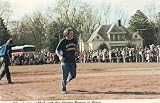 Post Card: BILLY CARTER (PRESIDENT CARTER'S BROTHER) with Redneck Lobbyist t-shirt, PLAYING SOFTBALL WITHT HE ATLANTA BRAVES IN PLAINS, Photo by Charles W. Plant, Plastichrome by Colourpicture, Boston, Published by Noble & Plant Co.l, Plains, GA