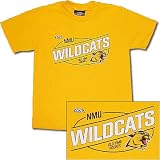 Northern Michigan Wildcats Old Time Hockey Louie Youth Tee