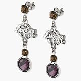 Los Angeles Lakers Crystal Logo Earrings
