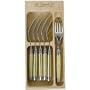 Horn Acrylic Handles Laguiole Verdier Heavy Duty Boxed Salad Forks