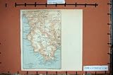 MAP BRITAIN LIZARD POINT PLAN PENZANCE LAND'S END IVES
