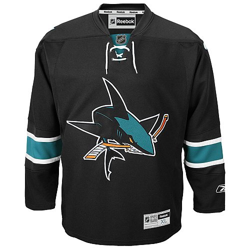 NHL Youth San Jose Sharks Third/Alternate Premier Jersey - R58X2Brr (Black, Large/X-Large)