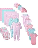 Gerber Baby-Girls Newborn 19 Piece Newborn Essentials Gift Set