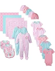 Apparel: Gerber Baby-Girls Newborn Mommy Loves Me 19 Piece Gift Bundle Set, Pink, 0-3 Months - Gerber Children's Apparel