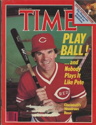 Pete Rose 1985 Time Magazine