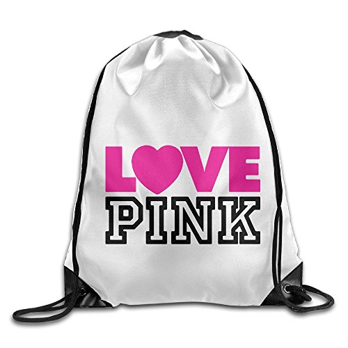 Custom Love Pink Funniest Travelling Bag White