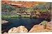 Box Canvas Print Of Circular Pool Water Cascades Down A S...