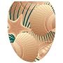 Toilet Tattoos TT-1600-O Found on the Beach Design, Elongated