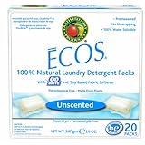 Earth Friendly Products Ecos Laundry Packs, 20-Ounce Boxes