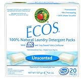Earth Friendly Products Ecos Laundry Packs, 20-Ounce Boxes (Pack of 6)