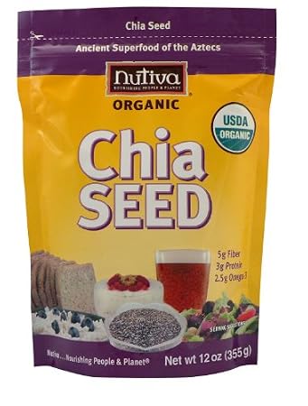 Nutiva 12oz bag of Organic Chia Seeds $5.59