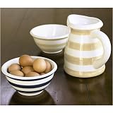 Striped Milk Pitcher: Ink
