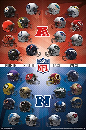 Nfl- Helmets 2015 Poster 22 x 34in