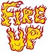Sporting Goods : Fire Up Temporary Tattoos