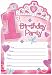 1st Birthday Princess Postcard Invitations (20 count)