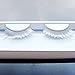 1 Pair White Exaggerate Long Thick Artificial False Eyelash for Prom Party