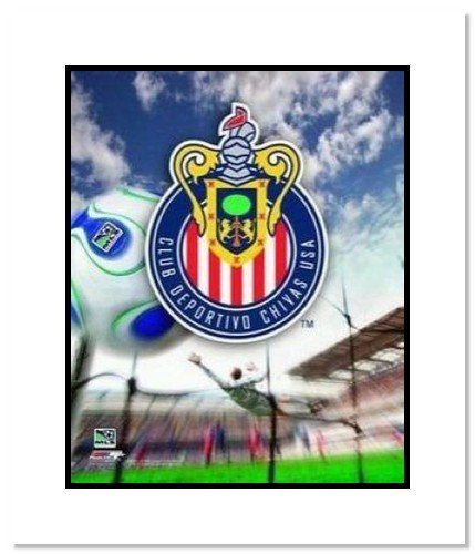 Chivas USA MLS Soccer Team Logo Double Matted 8x10 Photograph Chivas USA MLS Soccer Team Logo Double Matted 8x10 Photograph