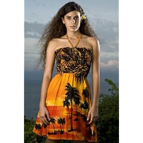 Buy Alki'i Misses Paradise Halter Tube Dress by Alki'i