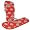 Ohio State Buckeyes Printed Flip Flops - Men's (6-7)-Women's (7-8)