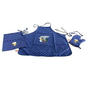 UnitedLabels - The Simpsons Kitchen Set Apron Homer Simpson 77 x 65 cm
