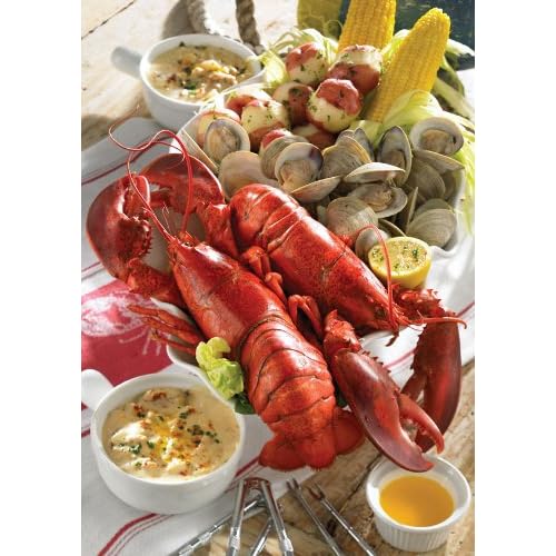Lobster Gram MSGR2Q MAINE SHORE CLAMBAKE GRAM DINNER FOR TWO WITH 1.25