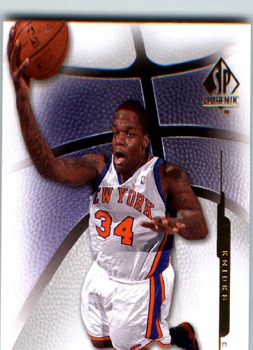 2008 09 Upper Deck SP Authentic Basketball Card # 14 Eddy Curry -- Knicks -Mint Condition - Shipped In Protective Screwdown Display Case!