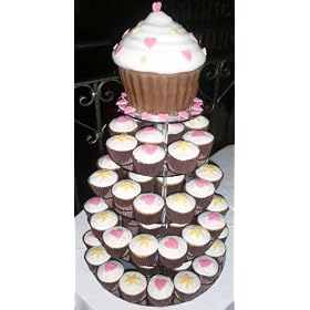 5 Tier 5mm Thick Mirror Acrylic Cup Cake Cupcake Stand by Classikool�