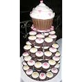 5 Tier 5mm Thick Mirror Acrylic Cup Cake Cupcake Stand by Classikool�