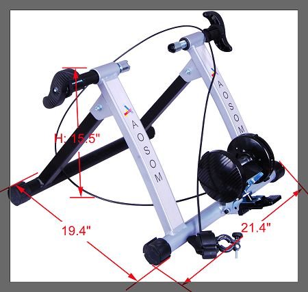 Aosom 17b Mag Indoor Bicycle Bike Trainer