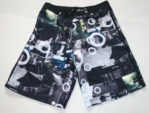 Hurley Boy's Swim Trunks - Size: 16 - Black/Mutli