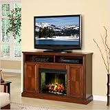 Cambridge Fireplace Media Center in Cherry