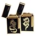 Cool Dragon Pattern Decor Windproof Metal Refillable Cigarette Lighter Random Pattern and Color