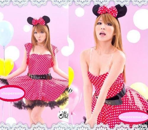 Kostüm SEXY MINI-MOUSE Fasching
