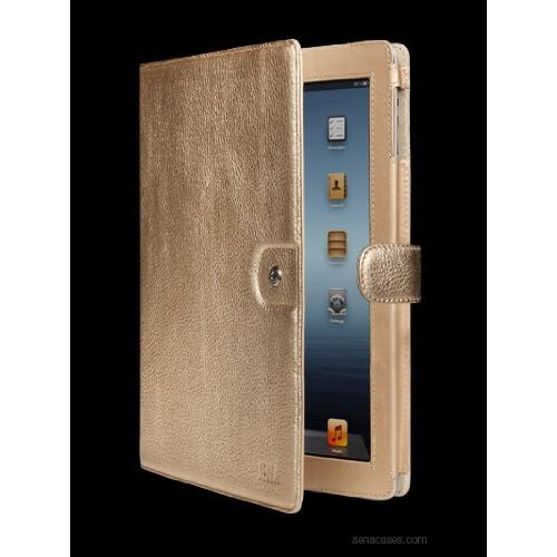 Sena Leather Folio II Case for iPad 3G - Pewter (818859)