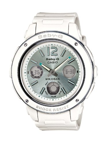 Casio Baby-G BGA-150-7B2ER - Reloj analógico - digital de cuarzo para mujer, correa de resina color blanco Casio Baby-G BGA-150-7B2ER - Reloj analógico - digital de cuarzo para mujer, correa de resina color blanco