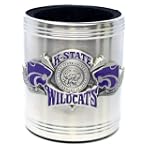 SAVE $16 - Kansas State Wildcats - College Stainless Steel Beverage Can Cooler $18.95
