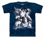The Mountain Arctic Animals Polar Bear Wolf Childs Tee T-shirt