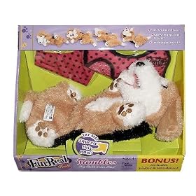 Furreal Tumbles Roll Over Pup with Bonus Pillow and Bandana by 