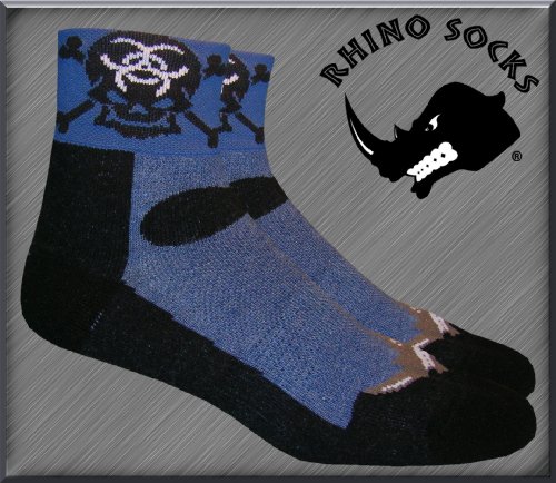 Buy SS series, BioSkull, navy black, anklet sports cycling biking hiking running socks