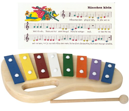 Xylophon 8 Töne 24cm Meta ll/Holz