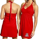 NCAA My U Arizona Wildcats Ladies Cardinal Embroidered Halter Sundress (Small)