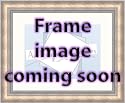 13x19 / 13 x 19 Picture Frame Black Bamboo w/ Orange & Yellow Rub .. 1'' wide