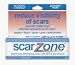 INDICATIONS: Sudden Change Scar Zone Topical Scar Diminishing Cream SPF 15 helps protect scars from the sun. Formulated with moisturizers and silicone skin protectant. With Green Tea added - Super Antioxidant: helps restore damaged skin. Guaranteed results. smooth, soften to diminish appearance of scars. surgery. injury. burns. acne. stretchmarks. 100% more silicone protection. Silicone skin protectant, moisturizers and SPF15 sunscreen. Massaging Scar Zone into the scar begins the process of reducing its appearance by helping it fade, diminish and become less noticeable. When massaged into the scar twice daily, Scar Zone even helps raised and discolored scars become latter, softer, smoother and closer to the skin's own natural tone. Scar Zone works on new wounds that have healed or on older scars that are still visible. So no matter how long you've had the scar, Scar Zone should help. It can be worn under makeup and under clothing becuase it will not stain.