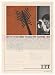 1963 ITT Videx Television System Pictures Over Phone Print Ad